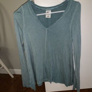 Long sleeve blue shirt